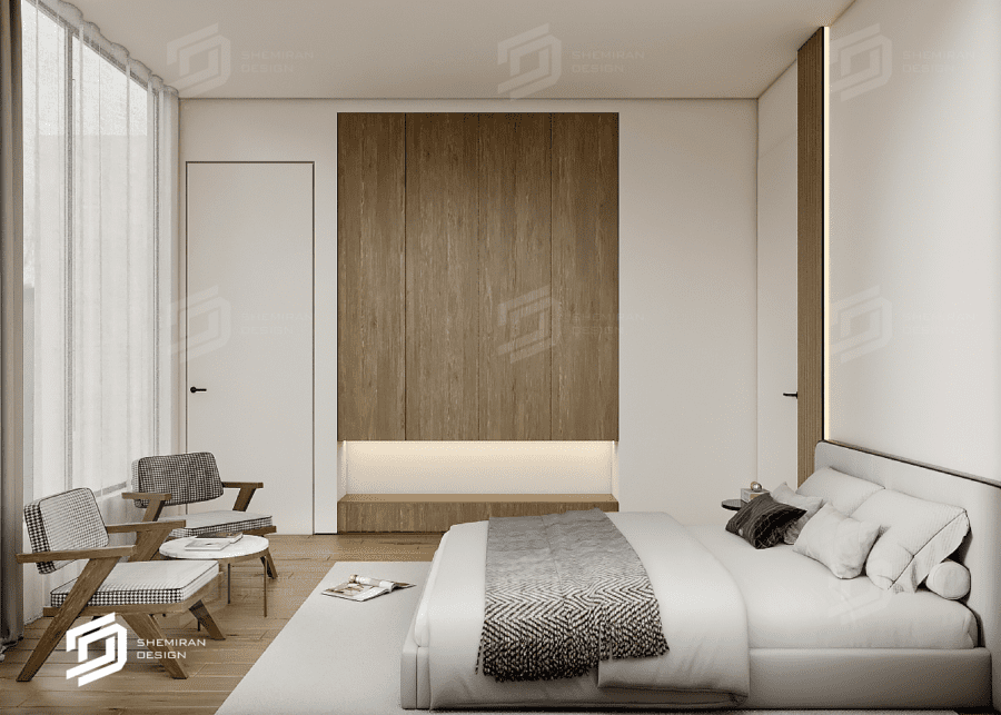 طراحی اتاق خواب مستر -مدرن